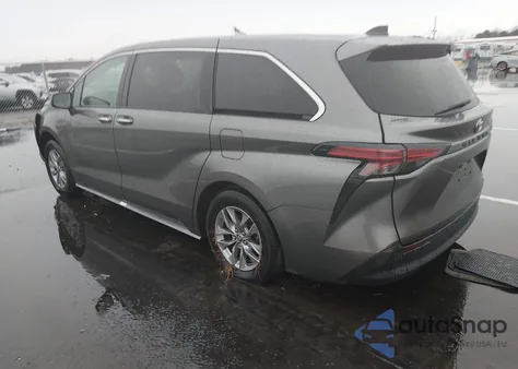2022 Toyota Sienna Xle z USA, uszkodzony, nr VIN 5TDYRKEC1NS076743